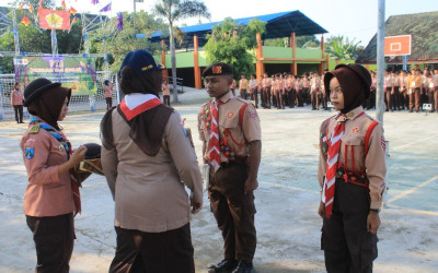 Penerimaan Tamu Ambalan SMK Negeri Rengel